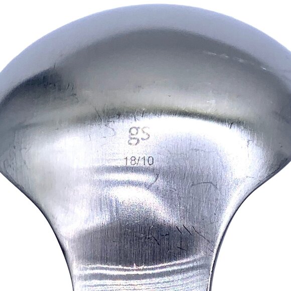 gs Gourmet Settings Teaspoon PLS 6 5/8" PURE Matte Stainless Steel 18/10 MCM - Picture 2 of 4
